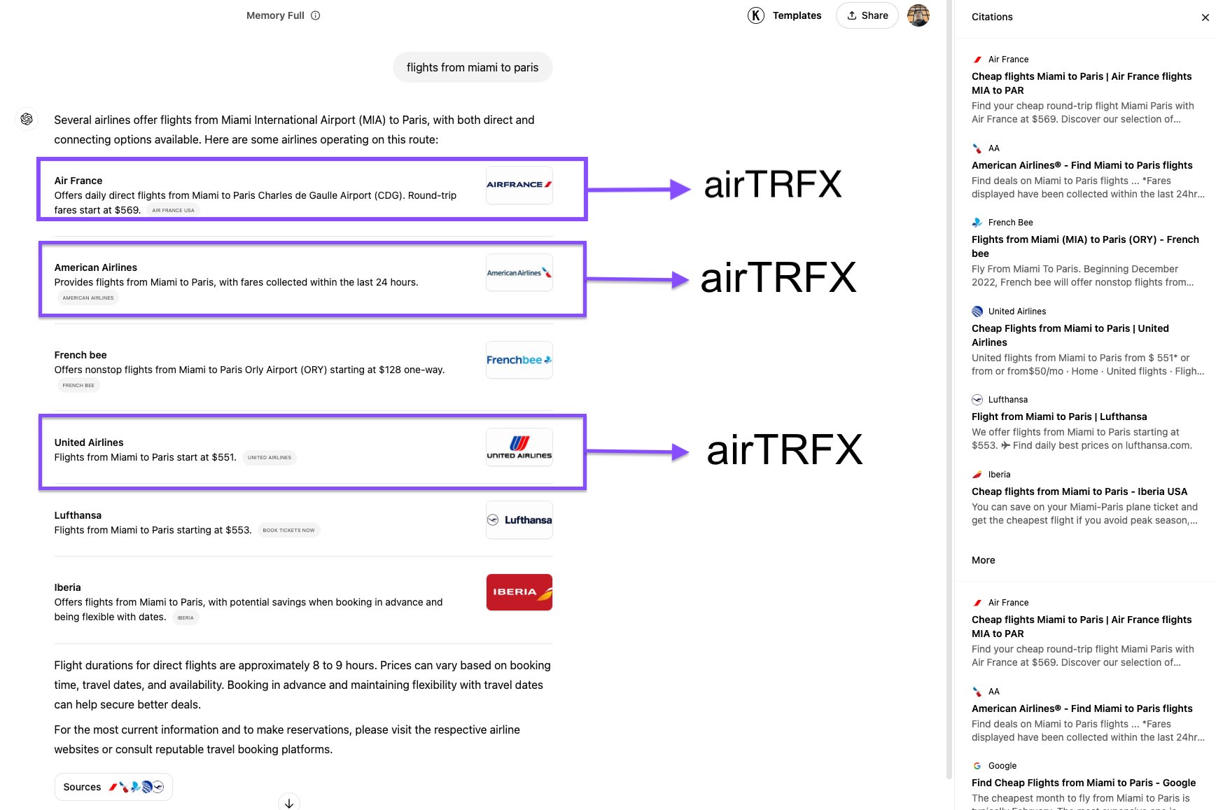 airTRFX landing pages, image 2