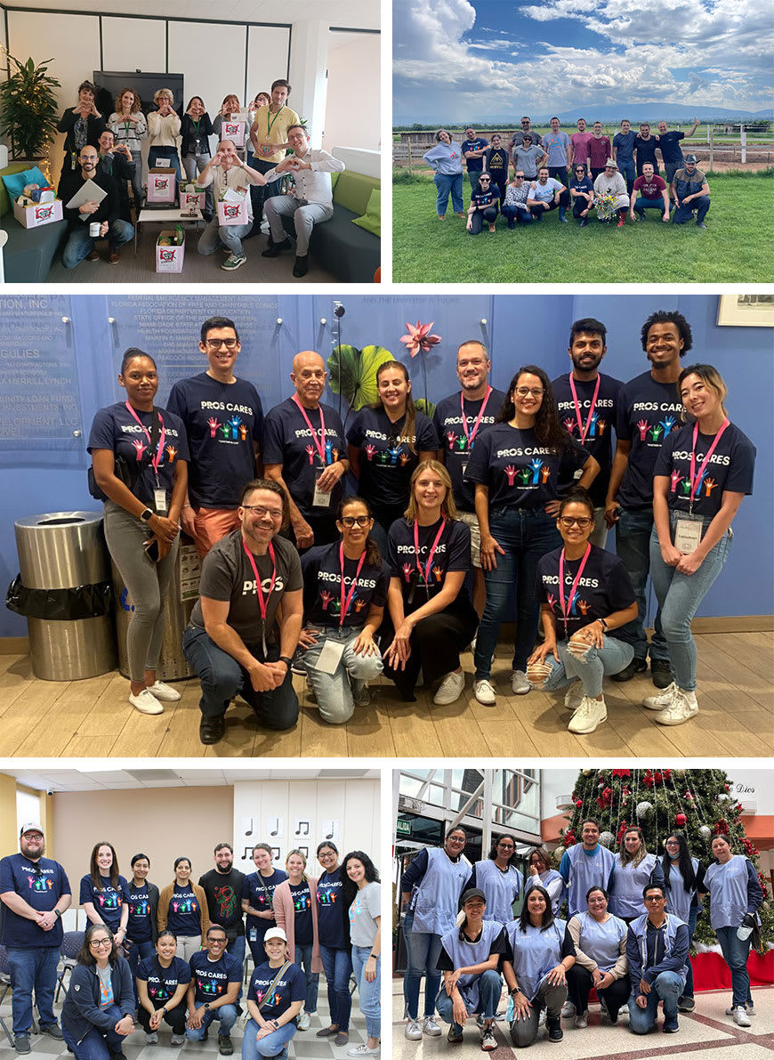 PROS Cares Collage