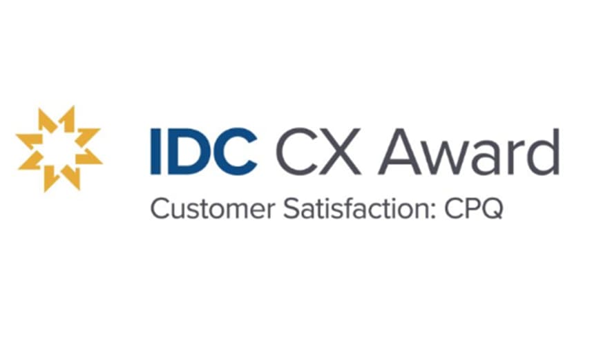 IDC 2024 CX CSAT Award for Configure, Price, Quote (CPQ)