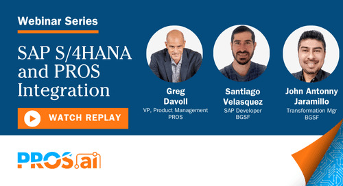 SAP S/4HANA and PROS Integration
